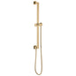 Brizo® 74799-GL Essential™ Shower Series Linear Square Universal Wall Slide Bar With Adjustable Slide, 28-7/8 in L Bar, 3-11/16 in OAD, Luxe Gold, Import
