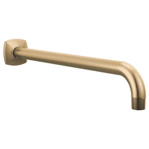 Allaria - Shower Arm & Flange - 13" L Arm - Solid Brass