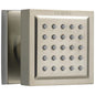 Brizo® 84121-BN Touch-Clean® Adjustable Square Body Spray, (1) Full Spray, 2 gpm Maximum, Wall Mount, Import