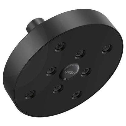 Odin - Raincan Shower Head - Matte Black - Wall Mount