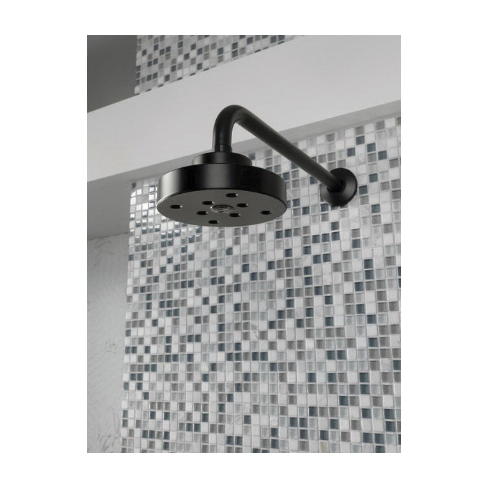 Odin - Raincan Shower Head - Matte Black - Wall Mount