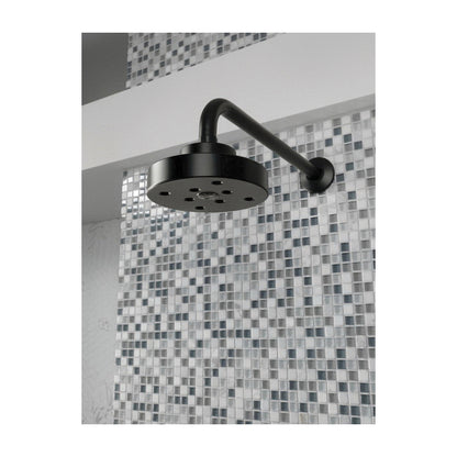 Odin - Raincan Shower Head - Matte Black - Wall Mount