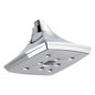 Brizo® 87385-PC Raincan Shower Head, Charlotte®, 2 gpm Flow Rate, 1 Sprays, Wall Mount, Import