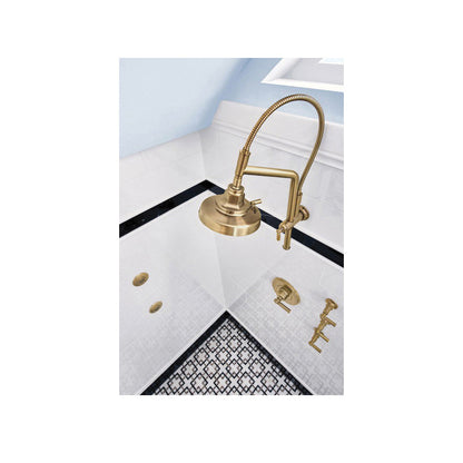Brizo® Invari™ Shower Head, 2.5 gpm Max Flow, 4 Sprays, 3.06 in L x 4 in W x 10.75 in H Head, Import
