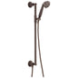 Brizo® 88761-RB Rook™ Hand Shower, 3 in Dia 3-Function Shower Head, 2 gpm Flow Rate, 60 to 82 in L Hose, 1/2-14 NPSM Connection, Venetian Bronze, Import