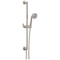 Brizo® 88765-NK Beauclere™ Hand Shower, 3-11/16 in Dia 4-Function Shower Head, 1.75 gpm Flow Rate, 60 to 82 in L Hose, 1/2 in - 14 NPT Connection, Luxe Nickel, Import
