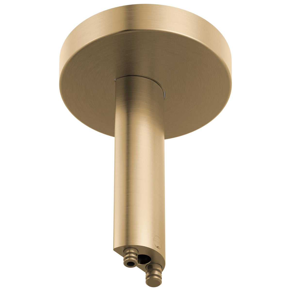 Brizo® 899110-6-GL 899110 Roccesco™ Faucet Shower Arm and Flange, 6 inch Size, For Use With Halo Raincan Shower Head 813110, Brass, Luxe Gold, Import