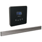 Bilateral Steam Shower Control - Lumicoat Black Onyx