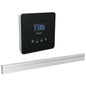 Bilateral Steam Shower Control - Surface - Lumicoat Chrome