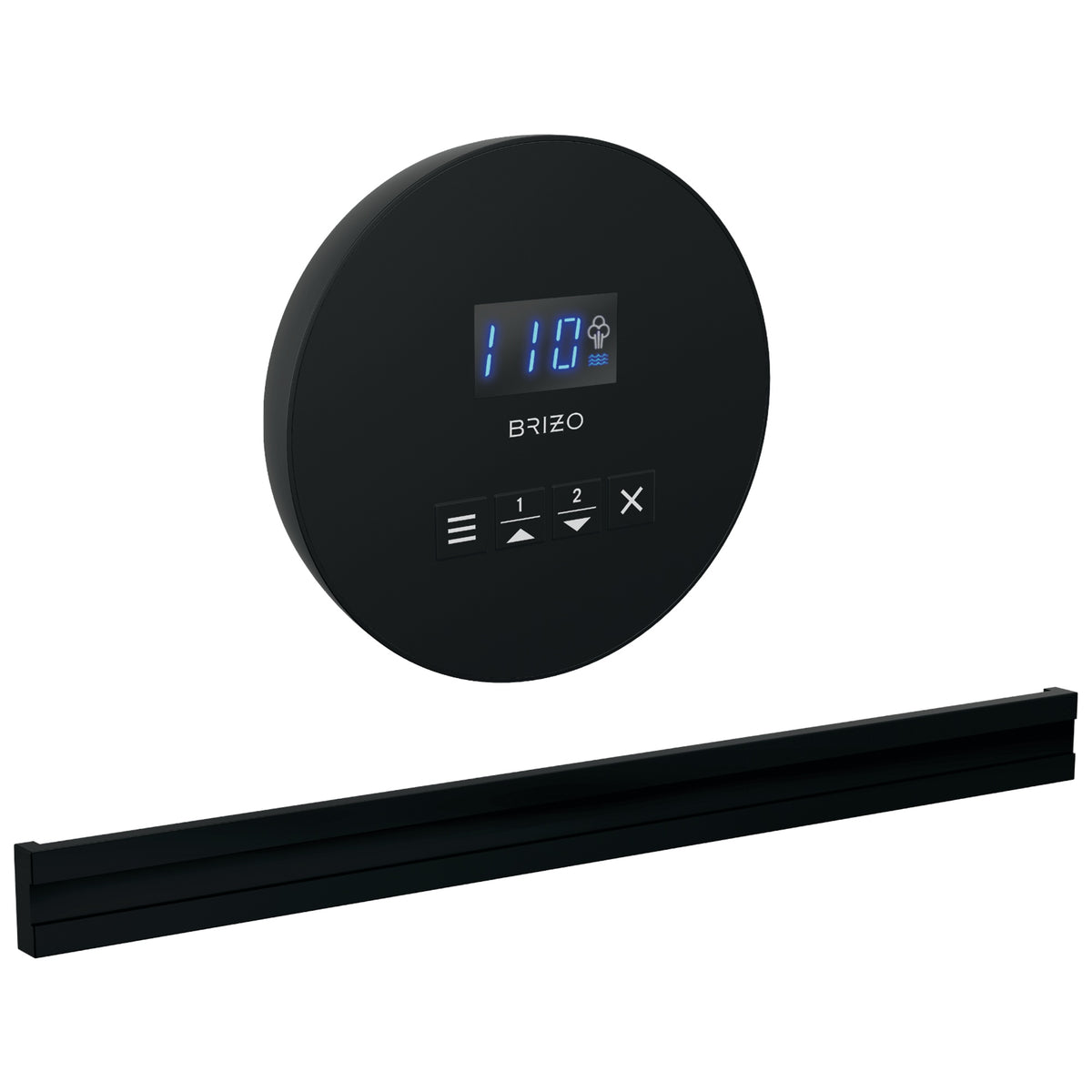 Bilateral Steam Shower Control - 8CB-250R-BL