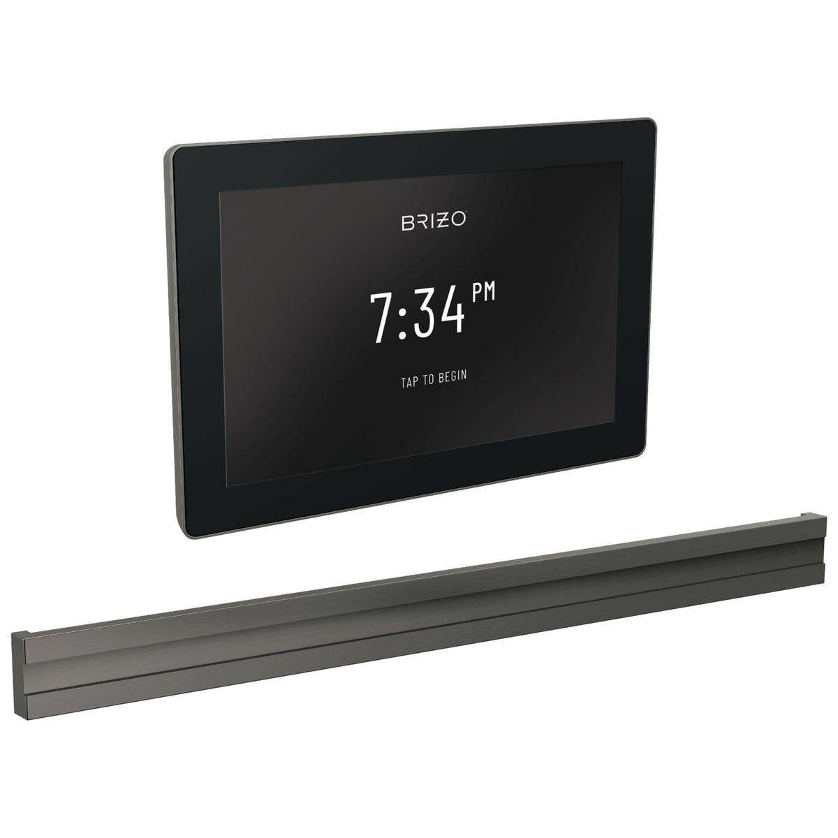Brizo® 8CB-600S-SL-L Bilateral Steam Shower Control, Digital Display, Lumicoat Luxe Steel