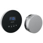 Round Steam Shower Control - Surface - Lumicoat Chrome