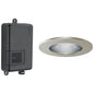 Brizo® 8SP-MU-4-BN-L LED Light Chromatherapy System and Trim Ring, For Use With 8CB-600/8CH-600 and 8CN-600 control, 60 Watt Incandescent Bulb, Lumicoat Brushed Nickel