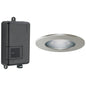 Brizo® 8SP-MU-4-NK-L LED Light Chromatherapy System and Trim Ring, For Use With 8CB-600/8CH-600 and 8CN-600 control, 60 Watt Incandescent Bulb, Lumicoat Luxe Nickel