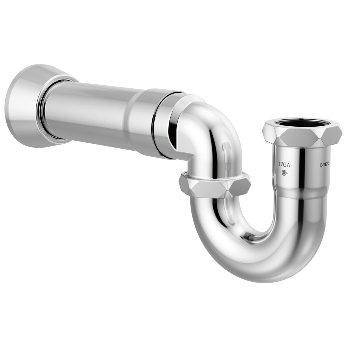 Brizo® BT031121-PC Adjustable P-Trap, Solid Brass, Import