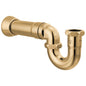 Adjustable P-Trap - Polished Gold - Solid Brass