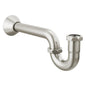 P-Trap with Flange - Brass - Brushed Nickel