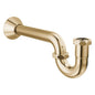 P-Trap with Flange - Brass - Polished Gold