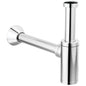 Bottle Trap with Flange - Brass - Chrome