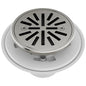 4" Round Shower Drain - Luxe Nickel