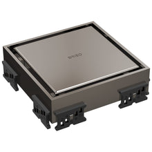 Square Shower Drain - Brilliance Black Onyx