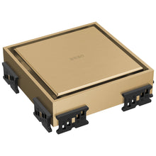 Square Shower Drain - Luxe Gold - Stainless Steel Drain