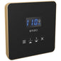Square Steam Shower Control - Polished Gold - Surface