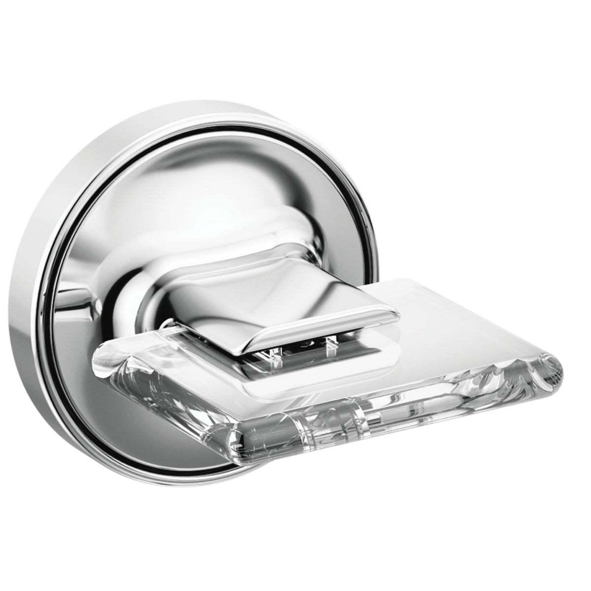 Brizo® HK70469-PCCL Allaria™ 2-Handle Tub Filler Knob Handle Kit, Zinc, Polished Chrome/Clear Acrylic, Import