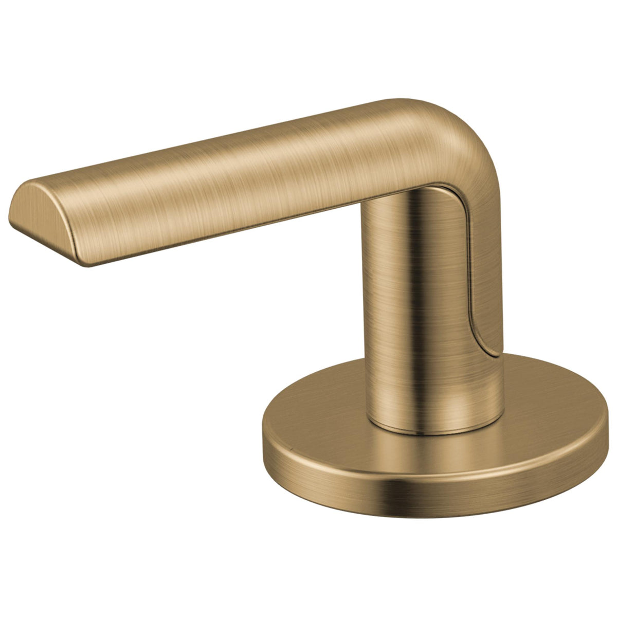 Brizo® HL53111-GL Roccesco™ Widespread Lavatory Bent Lever Handle, Lever Handle, Zinc, Luxe Gold, Import