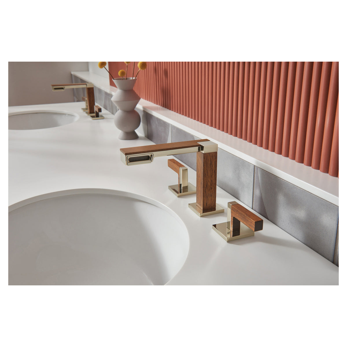 Frank Lloyd Wright - Two Lever Handle Kit - HL5322-PNTK