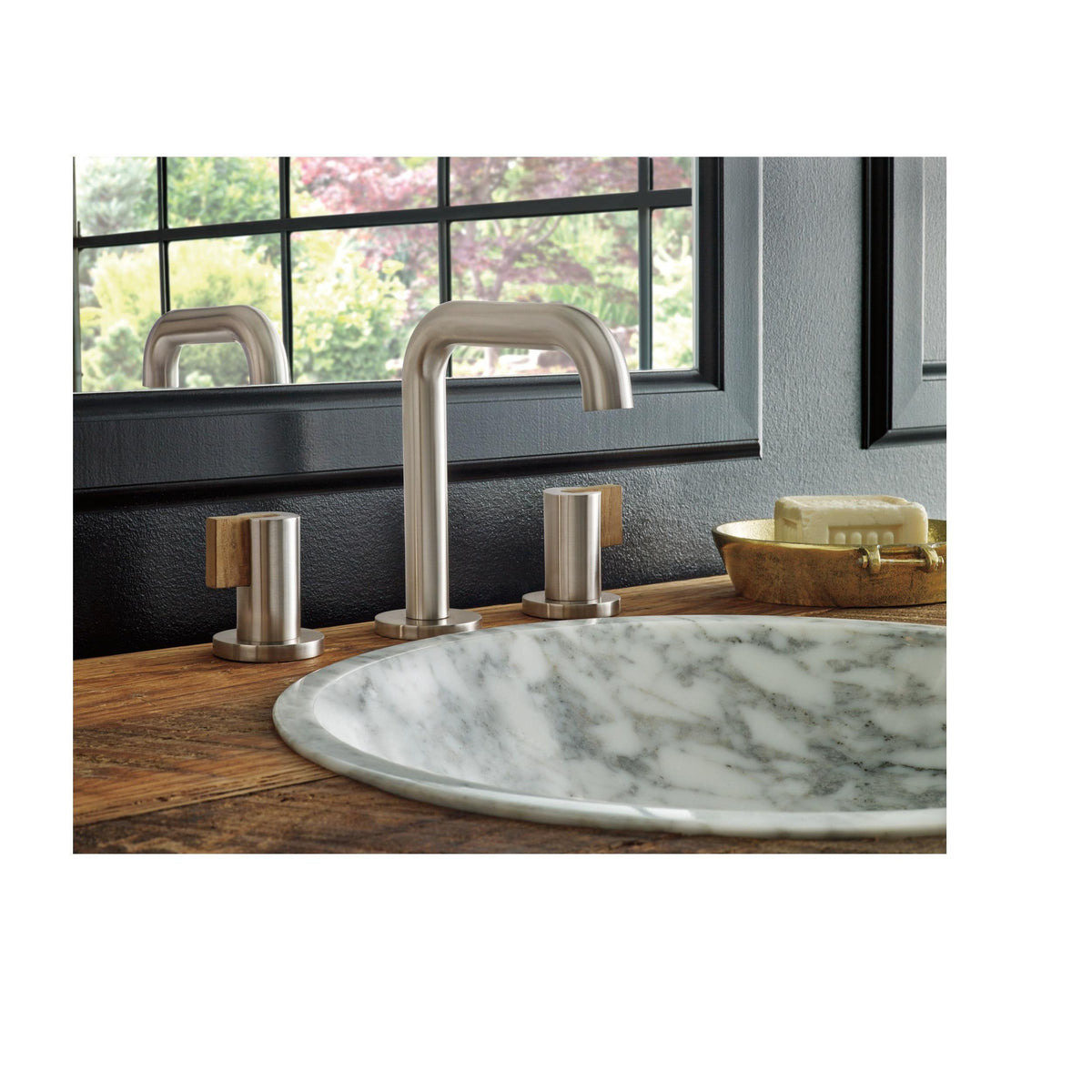 Litze - Two Bathroom Faucet Lever Handle Kit - Zinc