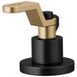 Brizo® HL5334-BLGL-NM Litze® Two Faucet Handle Kit, For Use With 65332LF-LHP and 65334LF-LHP, Lever Handle, Brass, Matte Black/Luxe Gold, Import
