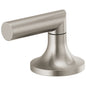 Brizo® HL5373-BN Odin® Two Low Lever Handle, For Use With Models 65375LF-LHP/65375LF-LHP-ECO Widespread Lavatory Faucets, Zinc, Brushed Nickel, Import