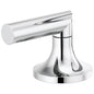 Brizo® HL5373-PC Odin® Two Low Lever Handle, For Use With Models 65375LF-LHP/65375LF-LHP-ECO Widespread Lavatory Faucets, Zinc, Polished Chrome, Import