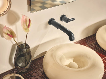 Roccesco - Bathroom Bent Lever Handle - Matte Black - Zinc