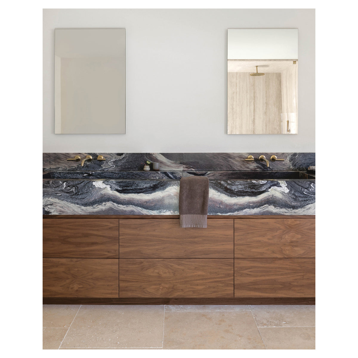 Odin - Two Lever Handle - Luxe Gold - Zinc