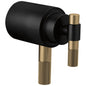 Litze - Single Trim Handle Kit - Matte Black/Luxe Gold