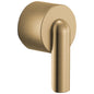 Brizo® HL60P111-GL HL60P111 Roccesco™ Faucet Valve Trim Bent Lever Handle Kit, Single Lever Handle Type, Zinc, Luxe Gold, Import