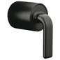 Allaria - 1-Handle Trim Twist Lever Handle Kit - Matte Black