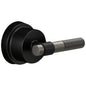 Brizo® HL6633-BLSL Litze® Single Trim Handle Kit, For Use With LHP, Lever Handle, Zinc, Matte Black/Luxe Steel, Import