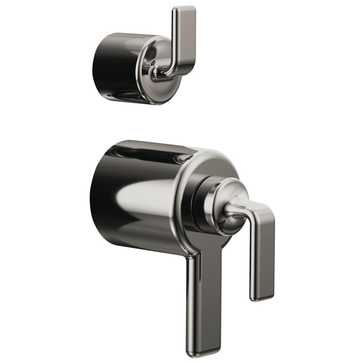Brizo® HL7567-BNX Allaria™ 3-Handle Tub Filler Twist Lever Handle Kit, Zinc, Brilliance Black Onyx, Import