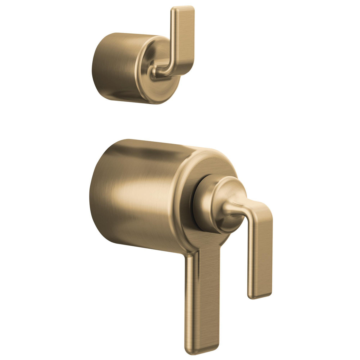 Brizo® HL7567-GL Allaria™ 3-Handle Tub Filler Twist Lever Handle Kit, Zinc, Luxe Gold, Import
