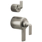 Brizo® HL7567-NK Allaria™ 3-Handle Tub Filler Twist Lever Handle Kit, Zinc, Luxe Nickel, Import