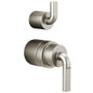 Brizo® HL75P39-NK Litze® Two Notch Lever Handle Kit, For Use With Litze® Models T75P535-LHP/T75P635-LHP Pressure Balance Valves with Diverter Trims, Brass, Luxe Nickel, Import