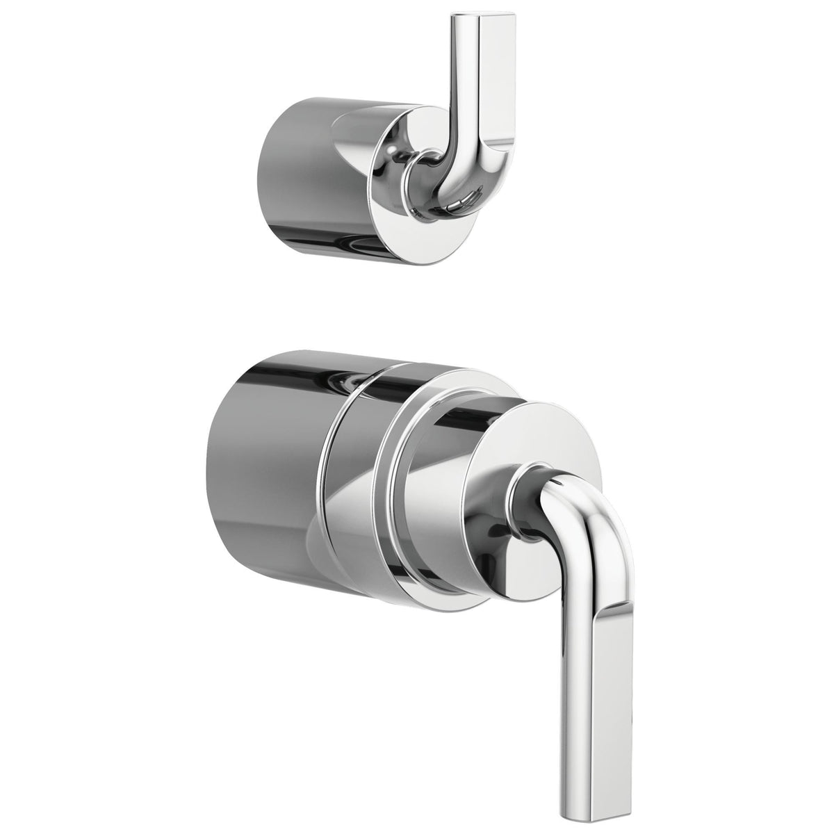 Litze - Two Notch Lever Handle Kit - Brass - Polished Chrome