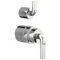 Litze - Two Notch Lever Handle Kit - Brass - Polished Chrome