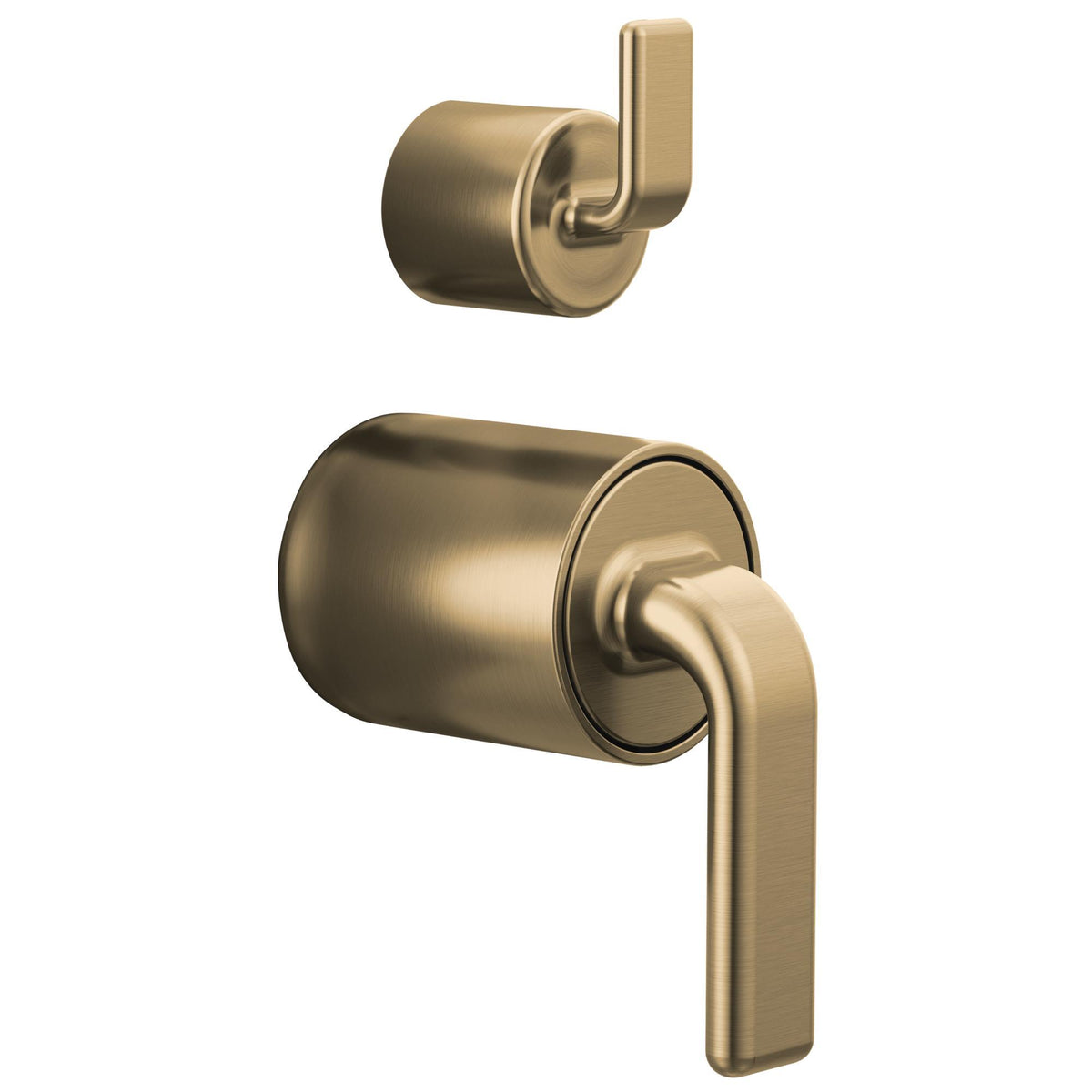 Brizo® HL75P67-GL Allaria™ 2-Handle Tub Filler Twist Lever Handle Kit, Zinc, Luxe Gold, Import