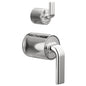 Brizo® HL75P67-PC Allaria™ 2-Handle Tub Filler Twist Lever Handle Kit, Zinc, Chrome, Import