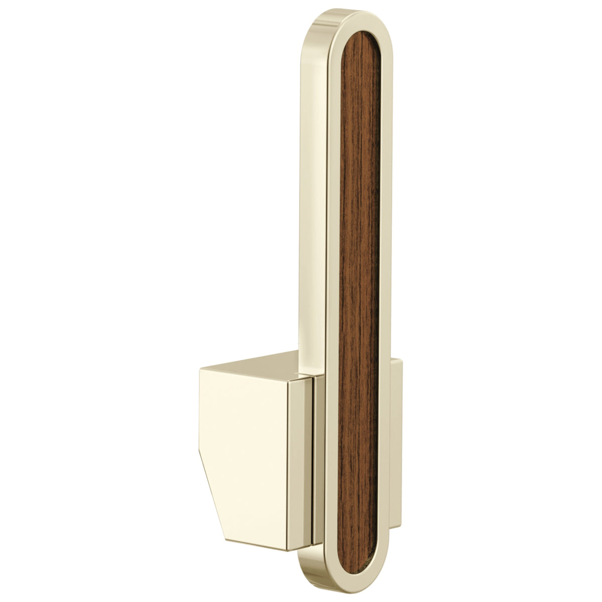 Frank Lloyd Wright - Faucet Arc Lever - Polished Nickel/Wood