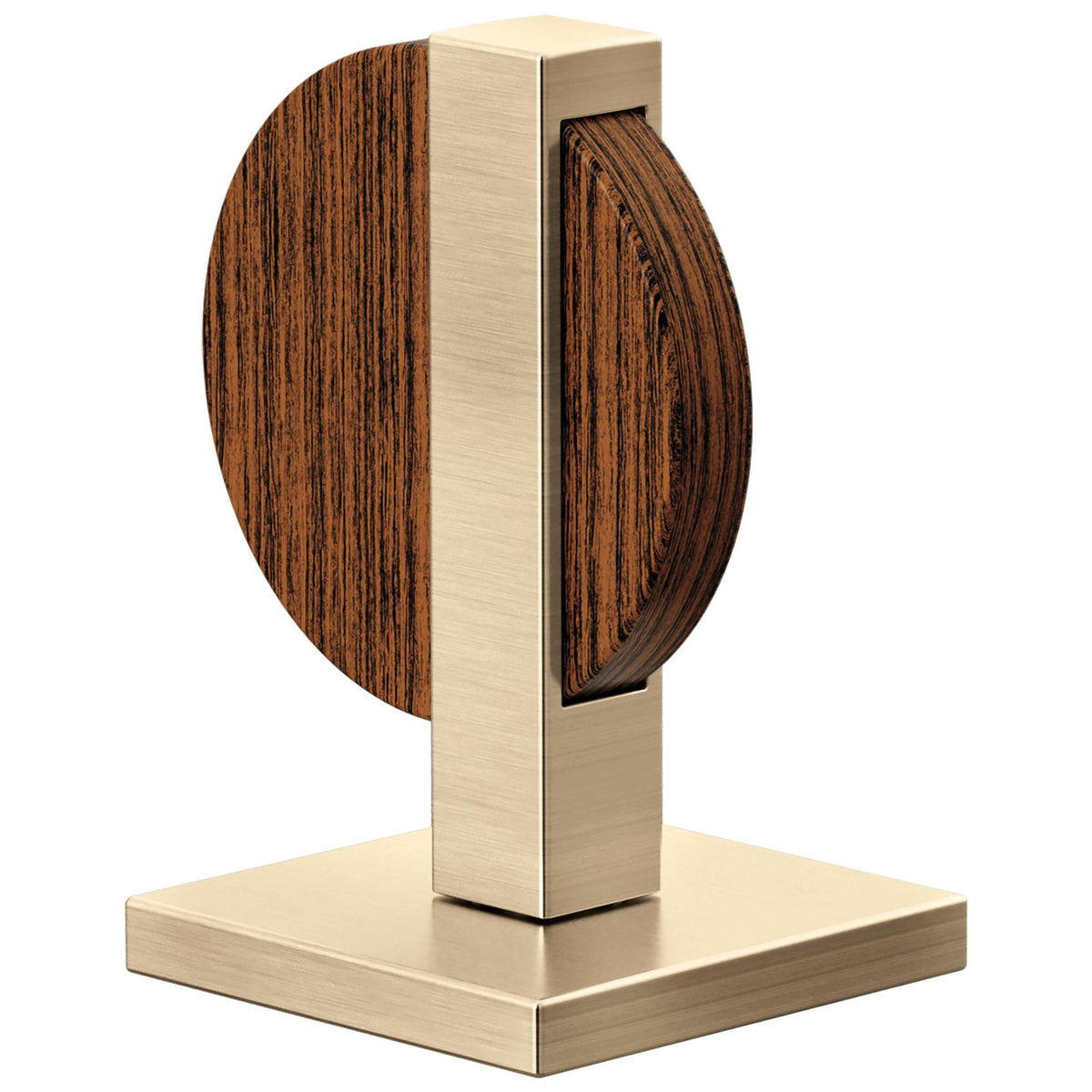 Brizo® HW5322-GLTK Frank Lloyd Wright Lavatory Handle Kit, Two Handle Lever, Zinc, Luxe Gold/Wood